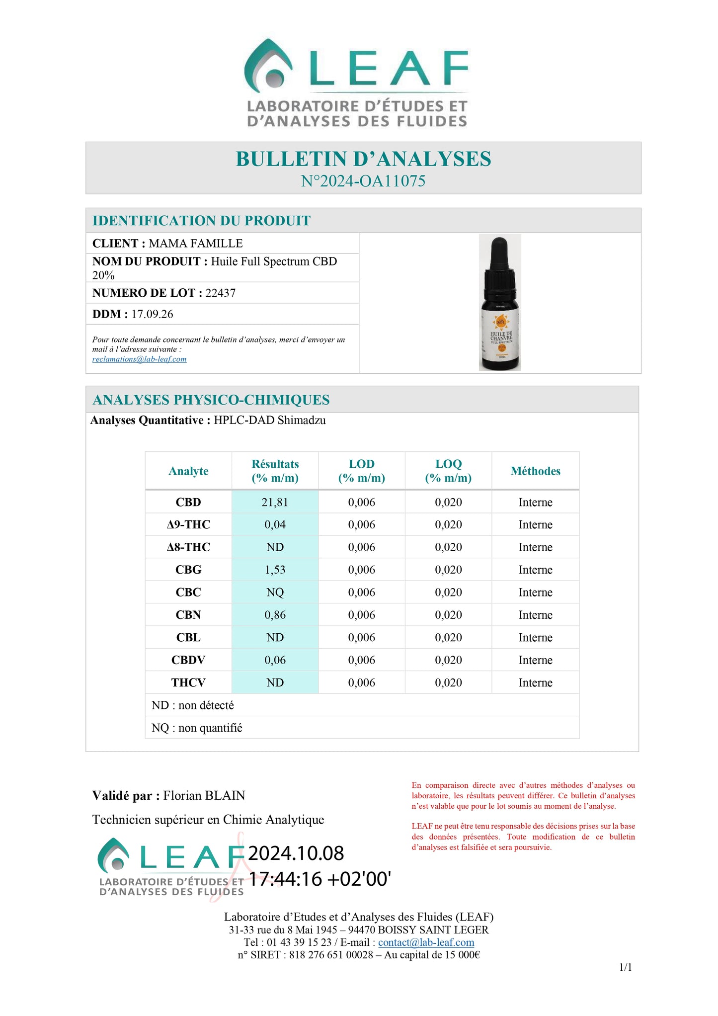 Full Spectrum CBD Oil-2000MG